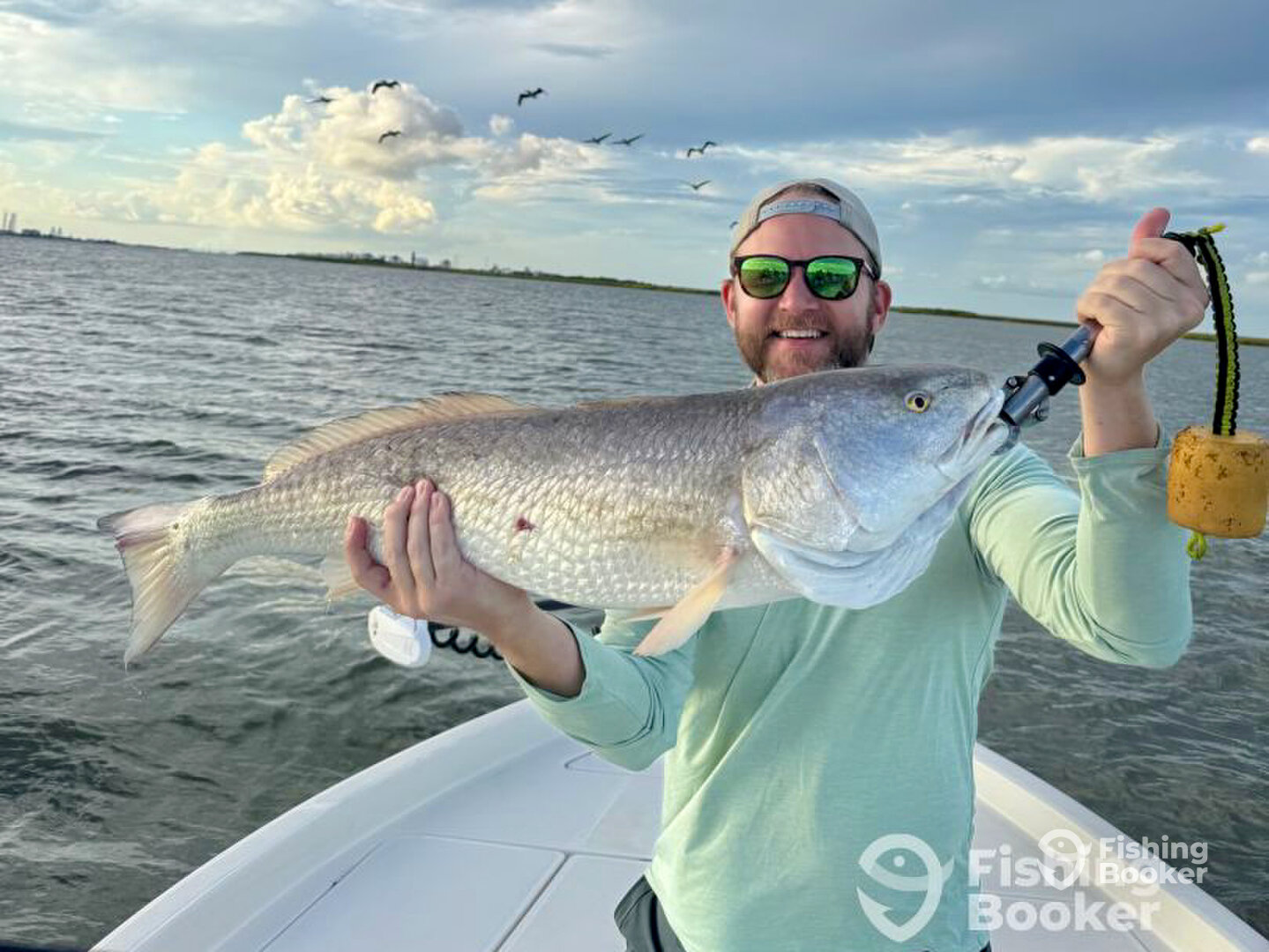 Fishing charter on Sabine Lake waters